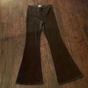 American Eagle Brown Flare Leggings